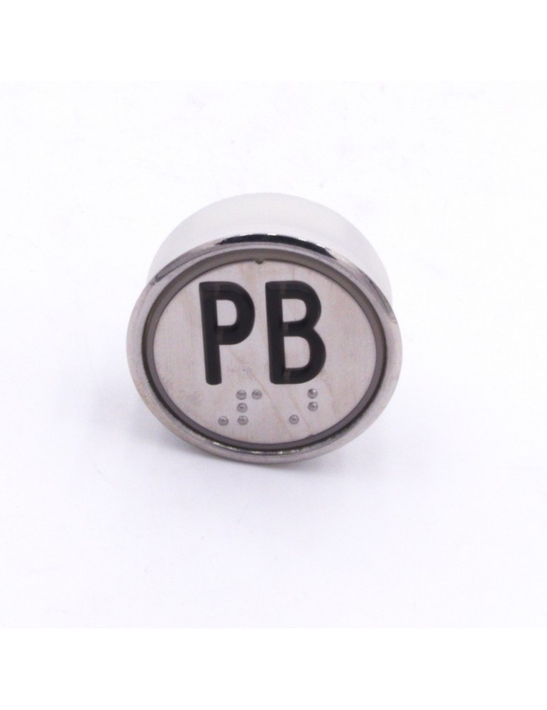 BOUTON HUNTER MD-7 1NO  LUM. 24V BLEU "PB"