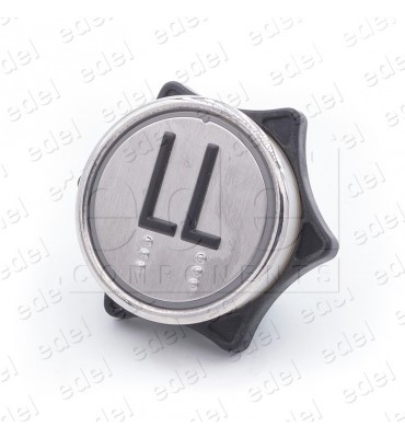 PULSADOR HUNTER MD-7 1NO LUMINOSO 24V AZUL "LL"