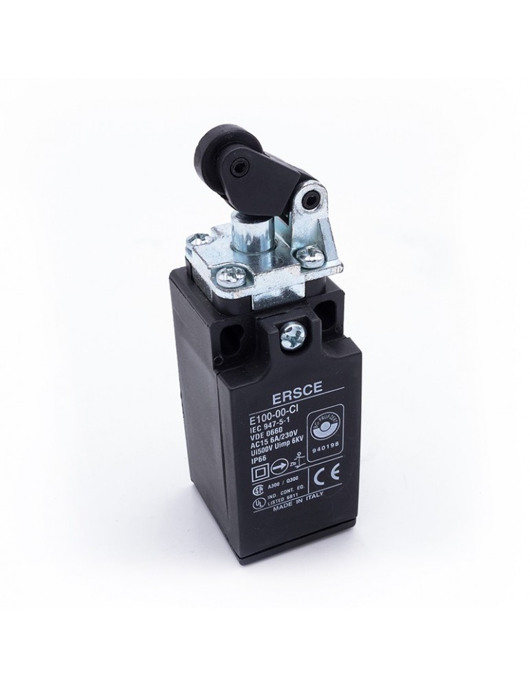 CONTACTO DE PLASTICO CON PALANCA Y RODILLO AXIAL