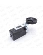 CONTACTO DE PLASTICO CABEZA ROTATIVA PALANCA REGULABLE CON RODILLO 50MM