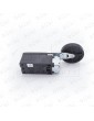 CONTACTO DE PLASTICO CABEZA ROTATIVA PALANCA REGULABLE CON RODILLO 50MM