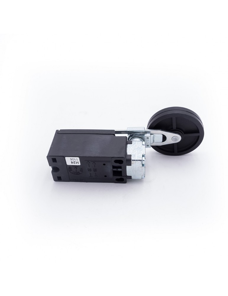 CONTACTO DE PLASTICO CABEZA ROTATIVA PALANCA REGULABLE CON RODILLO 50MM