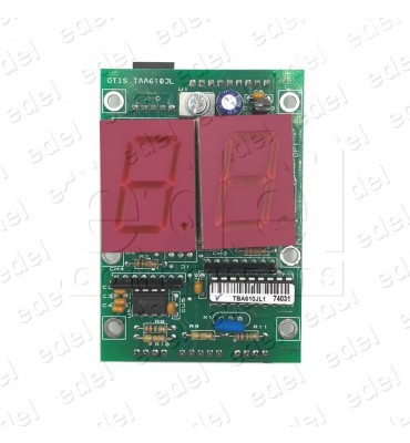 PLACA DISPLAY OTIS 7 SEGMENTOS
