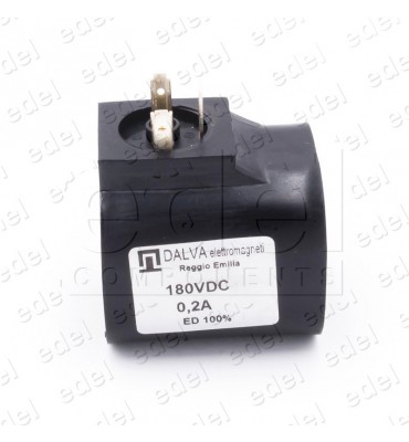 CA100072 BOBINE SIMPLE ELECTROVALVE WITTUR 180 VCC