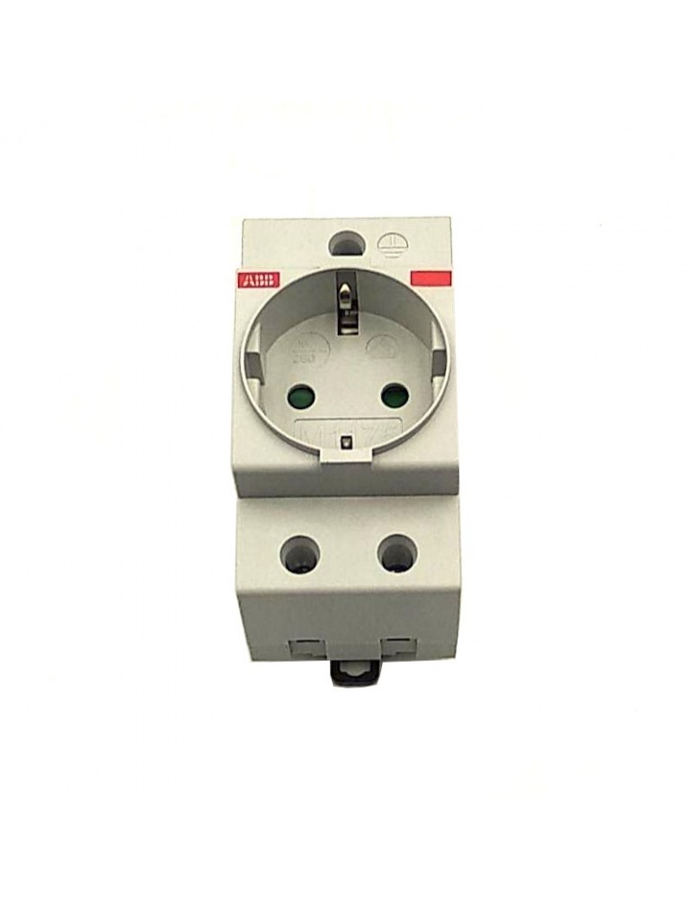 M1175 ENCHUFE ABB MODULAR SCHUKO 16A 250V CARRIL DIN