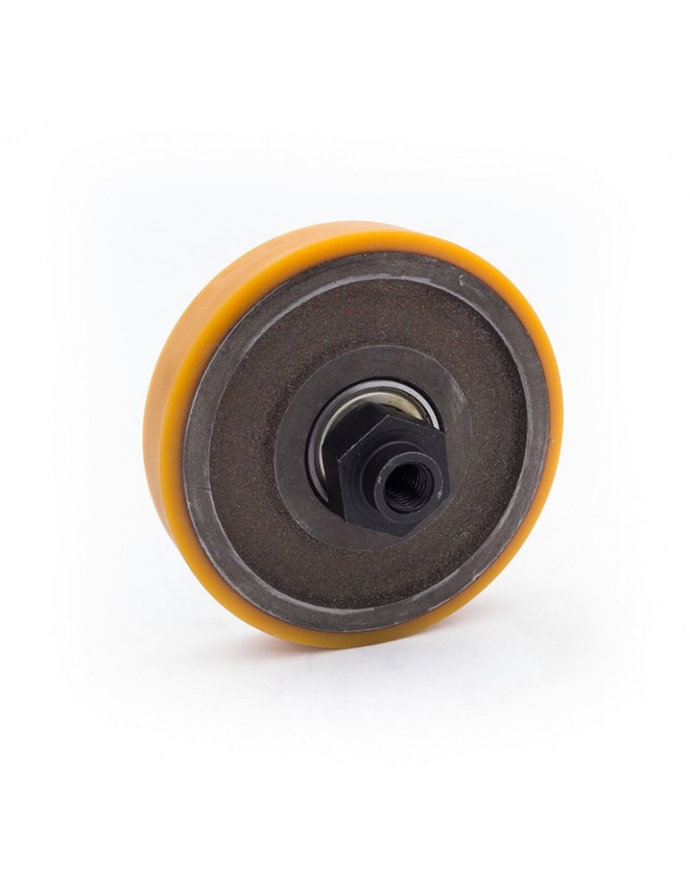 GALET 125 X 26 EXCENTRIQUE AVEC ROULLEMENT FEMELLE