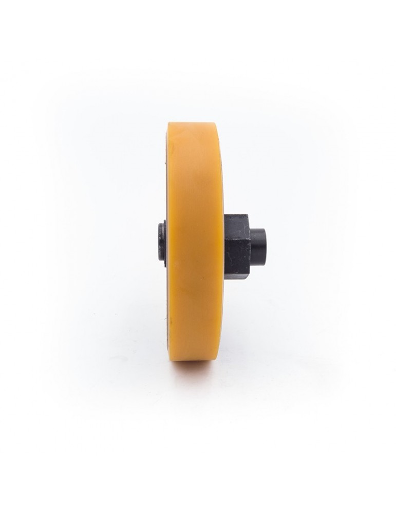 GALET 125 X 26 EXCENTRIQUE AVEC ROULLEMENT FEMELLE