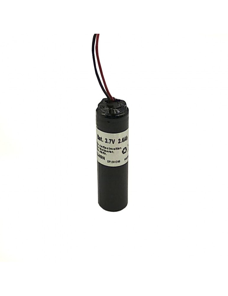 ICR18650CA BATTERIE LI-ION 3,7V 2,6A + CIRCUIT DE PROTECTION + ECOTAX