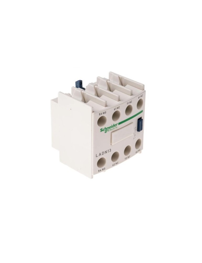 LADN13 BLOQUE AUXILIAR CONTACTOR SCHNEIDER TELEMECANIQUE 1NO + 3NC FRONTAL