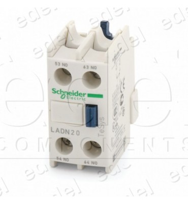 LADN20 BLOC AUX. CONTACTEUR SCHNEIDER TELEMECANIQUE 2NO FRONT.