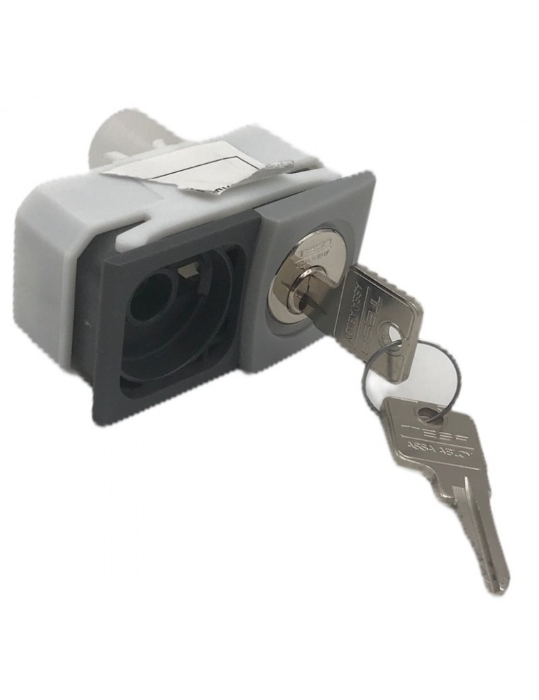 PULSADOR THYSSEN PM-6 C/LLAVE 11355 LED AZUL