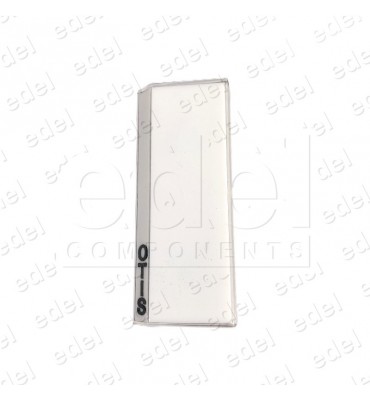 FO323AM150 CARATULA PULSADOR OTIS LM LARGO VERTICAL CON LOGO OTIS IZQUIERDA