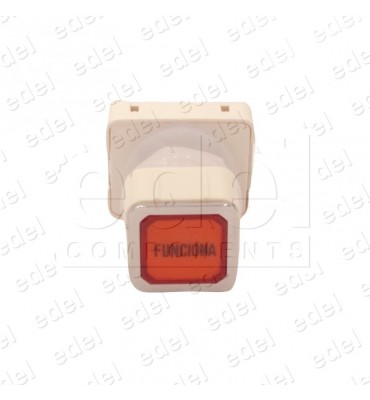 PILOTO JMT T6 LUMINOSO FUNCIONA 24V LED ROJO