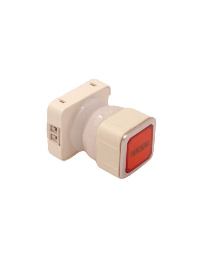 PILOTO JMT T6 LUMINOSO FUNCIONA 24V LED ROJO