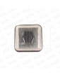 BLXVF34MR.MQ AP BOUTON DMG BLX ROUGE INOX  OUVRE-PORTES