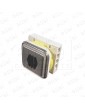 BLXVF34MR.MQ AP PUSH BUTTON DMG BLX RED INOX  OPEN-DOORS