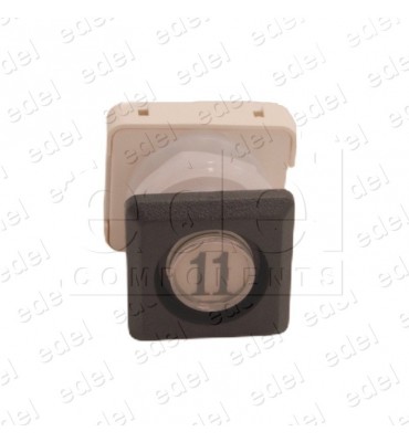 111T4 000112 BOUTON JMT T4 1NO  LUM. 24V LED ROUGE  11