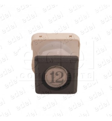 111T4 000112 PUSH BUTTON JMT T4 1NO  LIGHT 24V LED RED  12