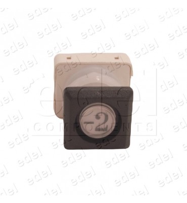 111T4 000112 PUSH BUTTON JMT T4 1NO  LIGHT 24V LED RED  -2