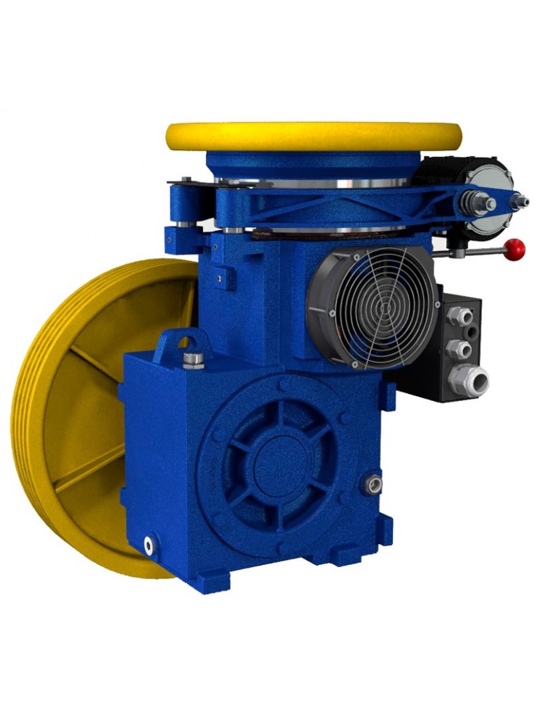 KIT WINCH LINCE SASSI AC2 4 KW 1:49 PULLEY 560 X 4 X 8 - 0,9 m/s - 425 KG