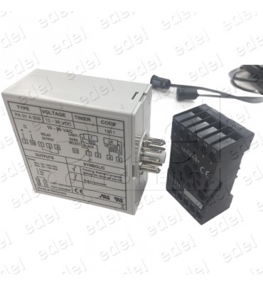 KIT PHOTOCELLULE TELCO BOUTON.(ÉMETTEUR + RÉCEPTEUR + AMPL.) 24 V