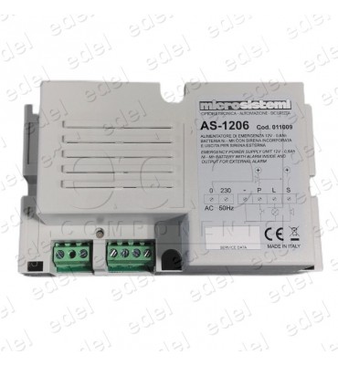ALARME D'EMERGENCIE AVEC ALIMENTATION 12V 0,6Ah AVEC RELAIS AUX.