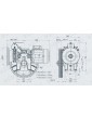 KIT REDUCTORA GEM 3VF HW134 5.5 KW 1:42 POLEA 550 X 4 X 10 - 1,03 m/s - 480 KG