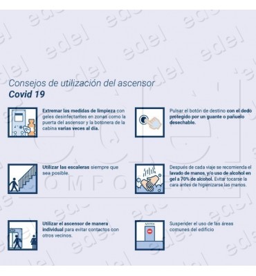ADHÉSIF CONSEILS D'UTILISATION CABINE COVID-19