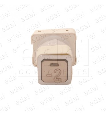 111TA 000124 PULSADOR JMT TA 1NO LUMINOSO 24V LED ROJO  -2