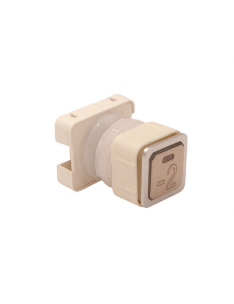 111TA 000124 BOUTON JMT TA 1NO  LUM. 24V LED ROUGE  -2