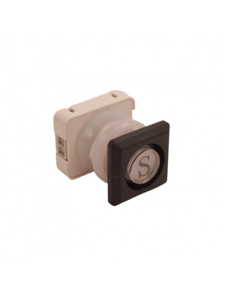 111T4 000112 BOUTON JMT T4 1NO  LUM. 24V LED ROUGE  S