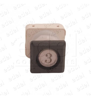 111T4 000112 BOUTON JMT T4 1NO  LUM. 24V LED ROUGE  3
