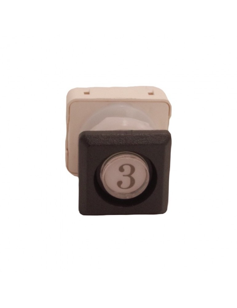 111T4 000112 BOUTON JMT T4 1NO  LUM. 24V LED ROUGE  3