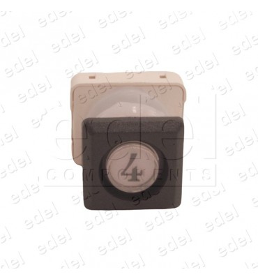 111T4 000112 BOUTON JMT T4 1NO  LUM. 24V LED ROUGE  4