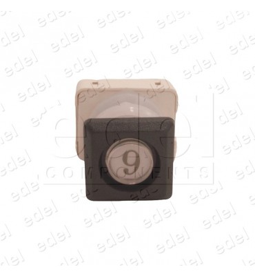 111T4 000112 BOUTON JMT T4 1NO  LUM. 24V LED ROUGE  9