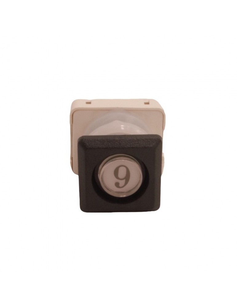111T4 000112 BOUTON JMT T4 1NO  LUM. 24V LED ROUGE  9