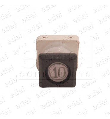 111T4 000112 PULSADOR JMT T4 1NO LUMINOSO 24V LED ROJO  10