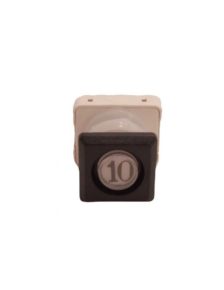 111T4 000112 BOUTON JMT T4 1NO  LUM. 24V LED ROUGE  10