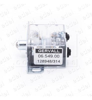 06.549.00 CONTACT GERVALL COURSE AVEC BOULON B/METALLIQUE