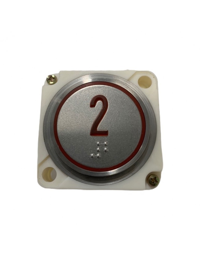 PULSADOR FAIN REDONDO LED ROJO BRAILLE (2)