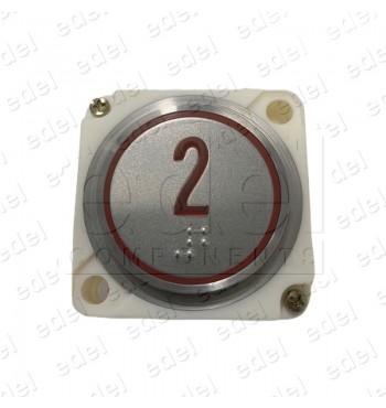 BOUTON FAIN  ROND LED ROUGE BRAILLE (2)