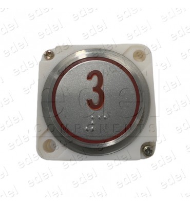 PUSH BUTTON FAIN ROUND RED LED BRAILLE (3)