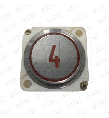 PUSH BUTTON FAIN ROUND RED LED BRAILLE (4)
