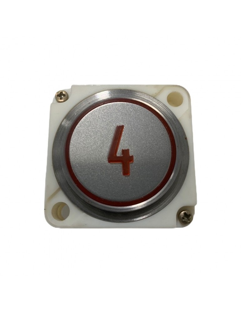 PUSH BUTTON FAIN ROUND RED LED BRAILLE (4)