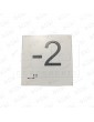 ADHESIVE 75X75X0,8 RELIEF AND BRAILLE (-2)