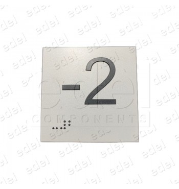 ADHESIVE 75X75X0,8 RELIEF AND BRAILLE (-2)
