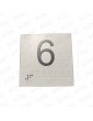 ADHESIVE 75X75X0,8 RELIEF AND BRAILLE (6)