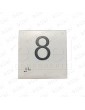 ADHESIVE 75X75X0,8 RELIEF AND BRAILLE (8)