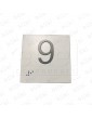 ADHESIVE 75X75X0,8 RELIEF AND BRAILLE (9)