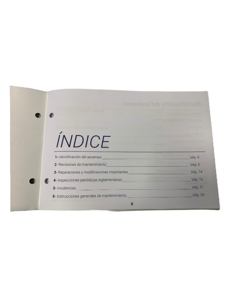 LIBRO MANTENIMIENTO ASCENSORES